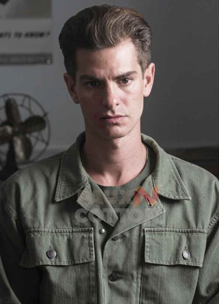 Hacksaw Ridge Andrew Garfield Green Jacket